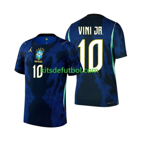 Brasil Vinicius Junior 10 World Cup 2026 Hombre Camiseta de visitante Manga Corta