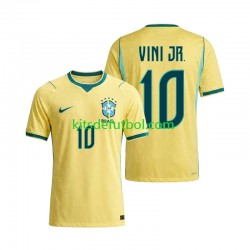 Brasil Vinicius Junior 10 World Cup 2026 Hombre Camiseta de local Manga Corta