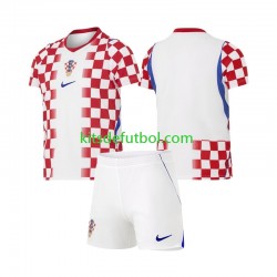 Equipación completa Niño Croacia World Cup 2026 Camiseta de local Manga Corta