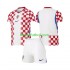 Equipación completa Niño Croacia World Cup 2026 Camiseta de local Manga Corta