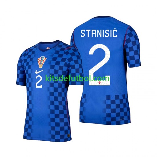 Croacia Josip Stanisic 2 World Cup 2026 Hombre Camiseta de visitante Manga Corta