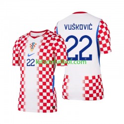 Croacia Luka Vuskovic 22 World Cup 2026 Hombre Camiseta de local Manga Corta