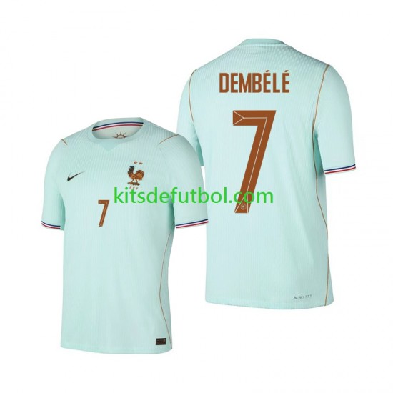 Francia Ousmane Dembele 7 World Cup 2026 Hombre Camiseta de visitante Manga Corta