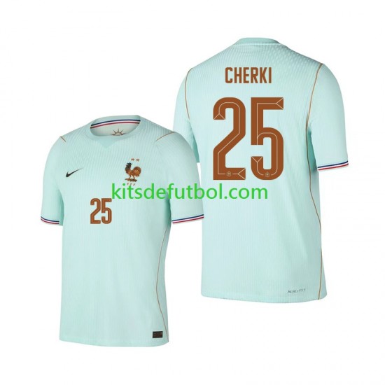 Francia Rayan Cherki 25 World Cup 2026 Hombre Camiseta de visitante Manga Corta