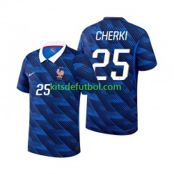 Francia Rayan Cherki 25 World Cup 2026 Hombre Camiseta de local Manga Corta