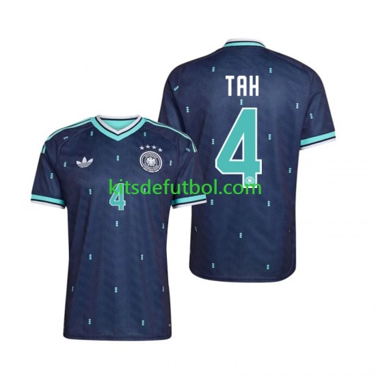 Alemania Jonathan Tah 4 World Cup 2026 Hombre Camiseta de visitante Manga Corta