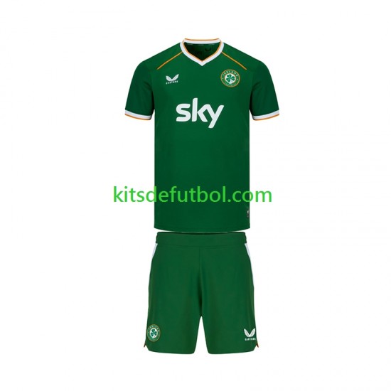 Equipación completa Niño Irlanda 2026 Camiseta de local Manga Corta