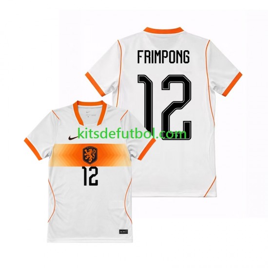 Países Bajos Jeremie Frimpong 12 World Cup 2026 Hombre Camiseta de visitante Manga Corta