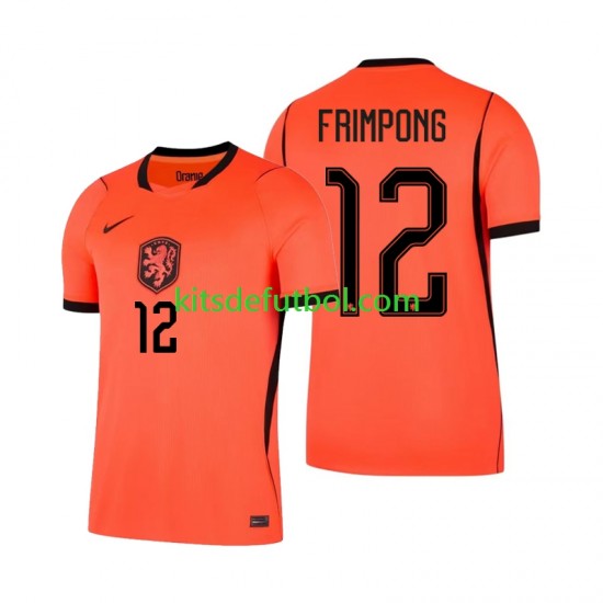 Países Bajos Jeremie Frimpong 12 World Cup 2026 Hombre Camiseta de local Manga Corta