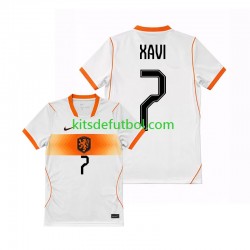 Países Bajos Xavi Simons 7 World Cup 2026 Hombre Camiseta de visitante Manga Corta