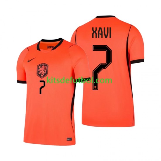 Países Bajos Xavi Simons 7 World Cup 2026 Hombre Camiseta de local Manga Corta