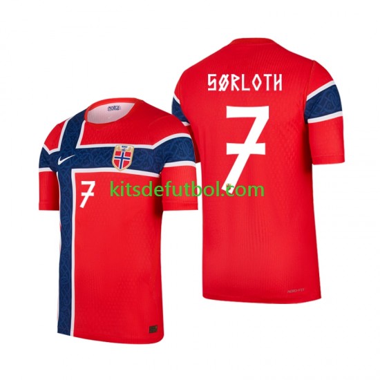 Noruega Alexander Sorloth 7 World Cup 2026 Hombre Camiseta de local Manga Corta