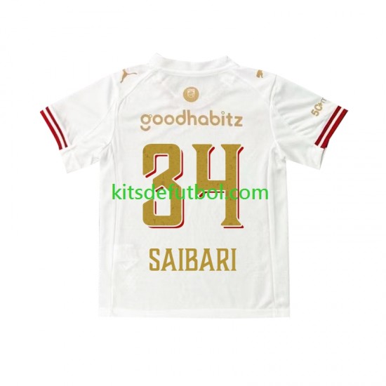 PSV Eindhoven Ismael Saibari 34 Efteling Hombre Camiseta Cuarta 2025-2026 Manga Corta