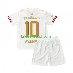 Equipación completa Niño PSV Eindhoven Paul Wanner 10 Efteling Camiseta Cuarta 2025-2026 Manga Corta