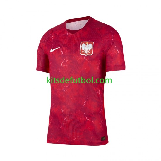 Polonia 2026 2027 Hombre Camiseta de visitante Manga Corta