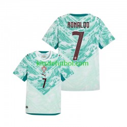 Portugal Cristiano Ronaldo 7 2026 2027 Hombre Camiseta de visitante Manga Corta