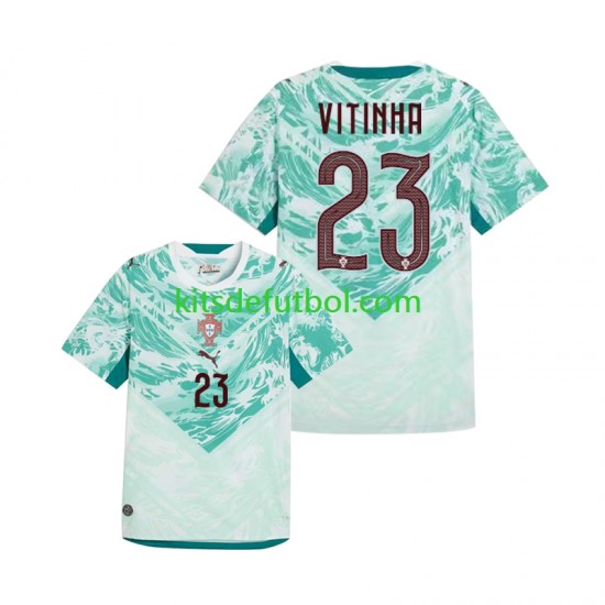 Portugal Vitinha 23 World Cup 2026 Hombre Camiseta de visitante Manga Corta