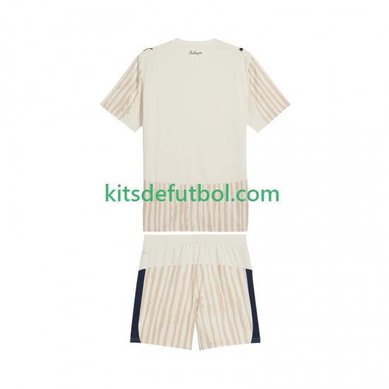 Equipación completa Niño Al Hilal CWC Camiseta de visitante 2025-2026 Manga Corta