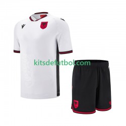 Equipación completa Niño Albania Camiseta de visitante 2025-2026 Manga Corta