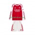 Equipación completa Niño Arsenal Camiseta de local 2025-2026 Manga Larga
