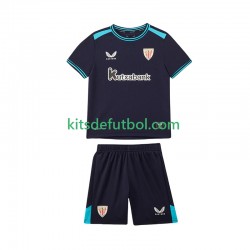 Equipación completa Niño Athletic Bilbao Camiseta de visitante 2025-2026 Manga Corta