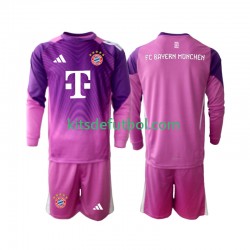 Equipación completa Niño Bayern de Múnich Portero Camiseta Cuarta 2025-2026 Manga Larga
