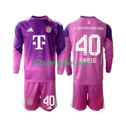 Equipación completa Niño Bayern de Múnich Portero Jonas Urbig 40 Camiseta Cuarta 2025-2026 Manga Larga