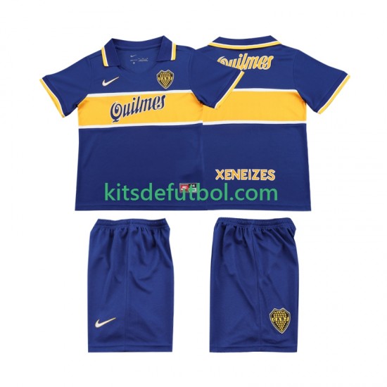 Equipación completa Niño CA Boca Juniors Retro 1996 1997 Camiseta de local Manga Corta