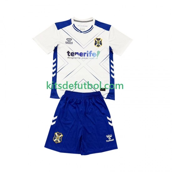 Equipación completa Niño CD Tenerife Camiseta de local 2025-2026 Manga Corta