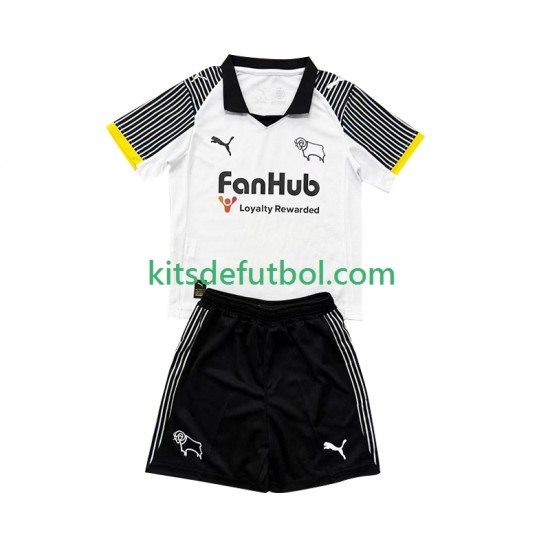 Equipación completa Niño Derby County Camiseta de local 2025-2026 Manga Corta