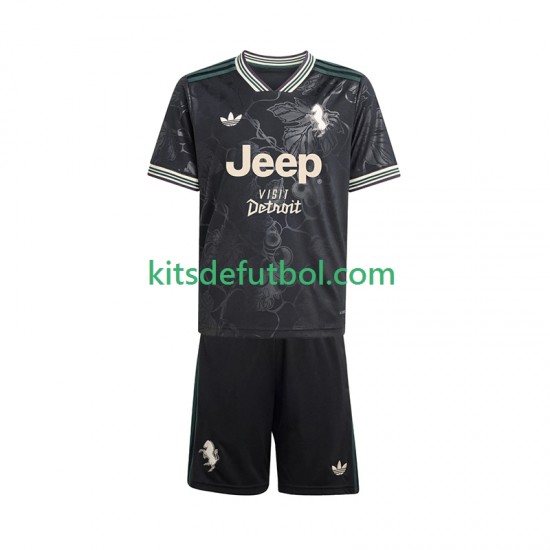 Equipación completa Niño Juventus Camiseta alternativa 2025-2026 Manga Corta