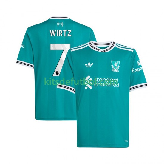 Liverpool Florian Wirtz 7 Hombre Camiseta alternativa 2025-2026 Manga Corta