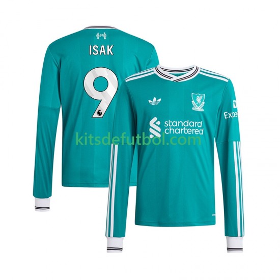 Liverpool ISAK 9 Hombre Camiseta alternativa 2025-2026 Manga Larga