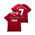 Manchester United BECKHAM 7 Retro 2010 2011 Hombre Camiseta de local Manga Corta