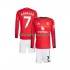 Equipación completa Niño Manchester United Cristiano Ronaldo 7 Camiseta de local 2025-2026 Manga Larga