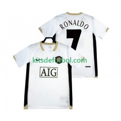 Manchester United RONALDO 7 Retro 2006-2007 Hombre Camiseta de visitante Manga Corta