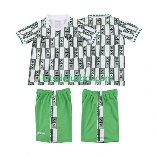 Equipación completa Niño Nigeria Retro 1994 Camiseta de visitante Manga Corta