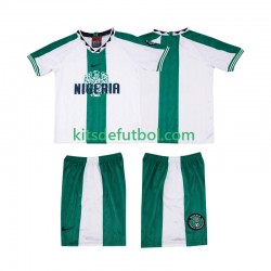 Equipación completa Niño Nigeria Retro 1996 Camiseta de visitante Manga Corta