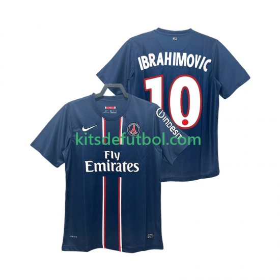Paris Saint-Germain IBRAHIMOVIC 10 Retro 2012 2013 Hombre Camiseta de local Manga Corta