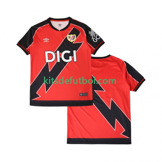 Rayo Vallecano Hombre Camiseta de visitante 2025-2026 Manga Corta