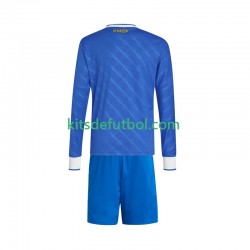 Equipación completa Niño Real Madrid Camiseta alternativa 2025-2026 Manga Larga