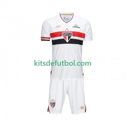 Equipación completa Niño Sao Paulo Camiseta de local 2025-2026 Manga Corta