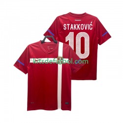 Serbia STAKKOVIC 10 Retro 2010 Hombre Camiseta de local Manga Corta
