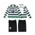 Equipación completa Niño Sporting CP Retro 2001 2003 Camiseta de local Manga Larga