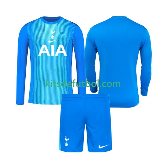 Equipación completa Niño Tottenham Hotspur Portero Camiseta de visitante 2025-2026 Manga Larga