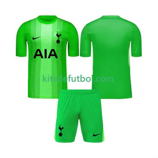Equipación completa Niño Tottenham Hotspur Portero Camiseta de local 2025-2026 Manga Corta