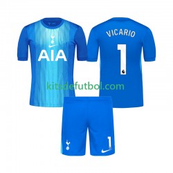 Equipación completa Niño Tottenham Hotspur Portero Guglielmo Vicario 1 Camiseta de visitante 2025-2026 Manga Corta